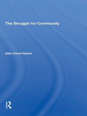cover image of The Struggle For Community